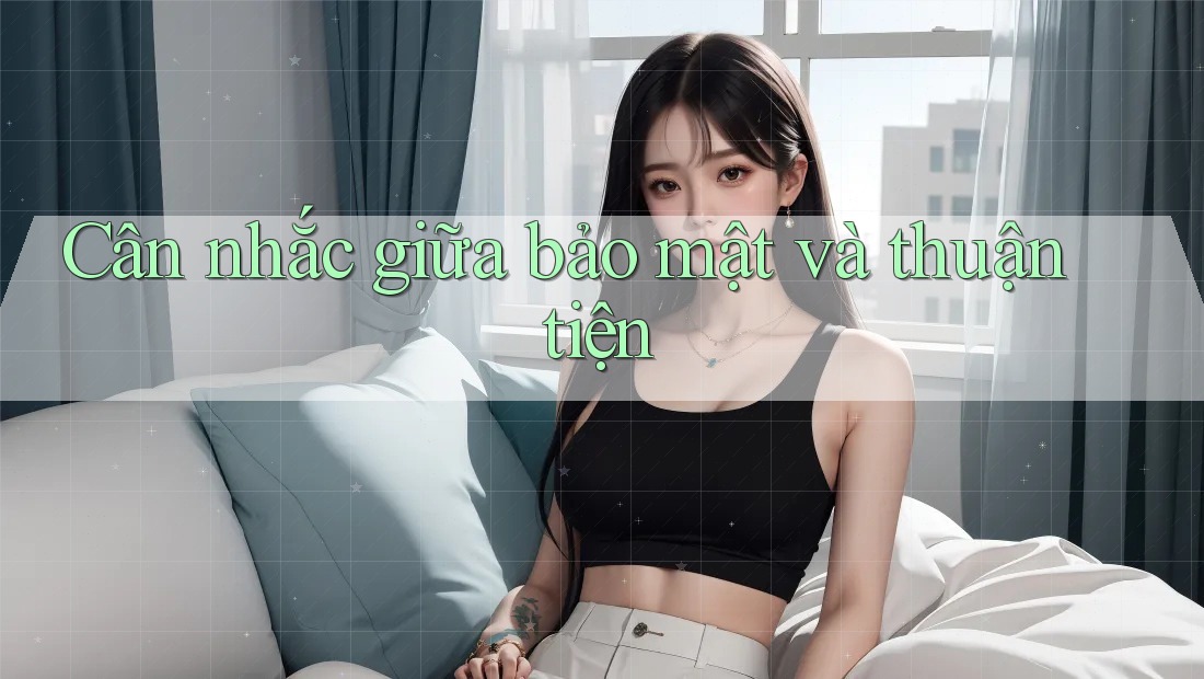 Cân nhắc giữa bảo mật và thuận tiện Cân nhắc giữa bảo mật và thuận tiện