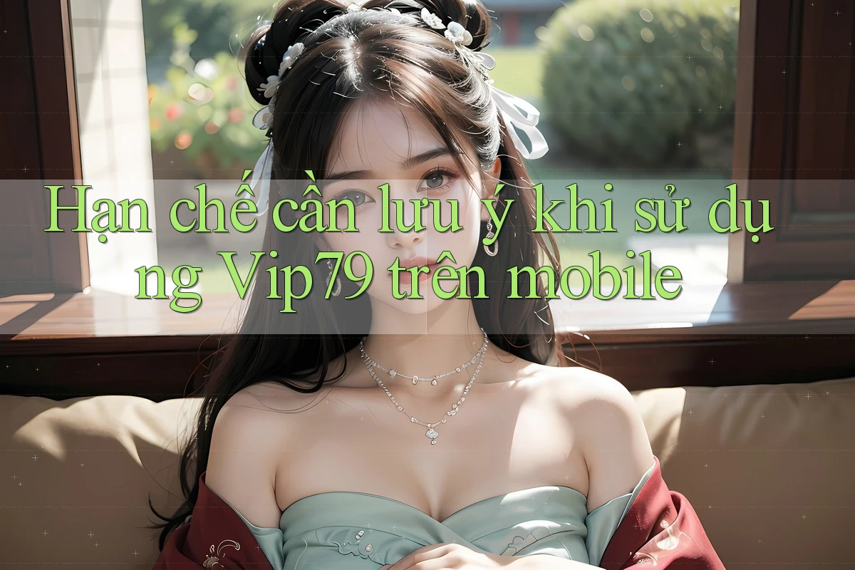 Hạn chế cần lưu ý khi sử dụng Vip79 trên mobile Hạn chế cần lưu ý khi sử dụng Vip79 trên mobile