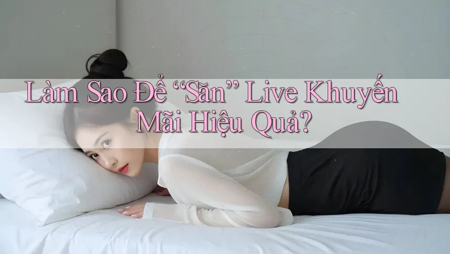 Làm Sao Để “Săn” Live Khuyến Mãi Hiệu Quả?