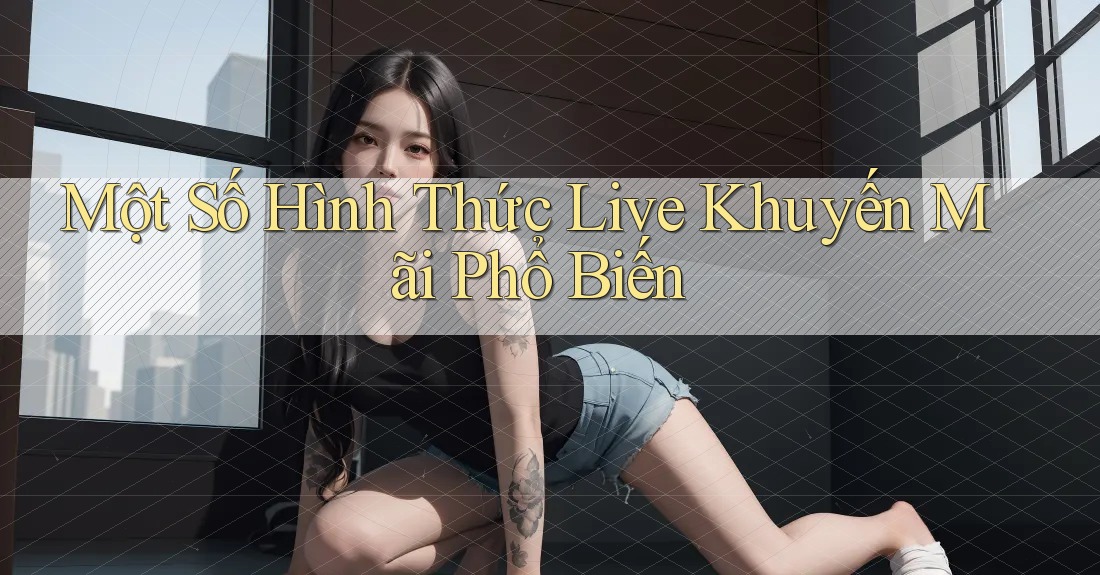 Một Số Hình Thức Live Khuyến Mãi Phổ Biến