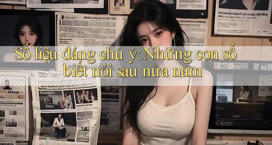 Số liệu đáng chú ý: Những con số biết nói sau nửa năm Số liệu đáng chú ý: Những con số biết nói sau nửa năm
