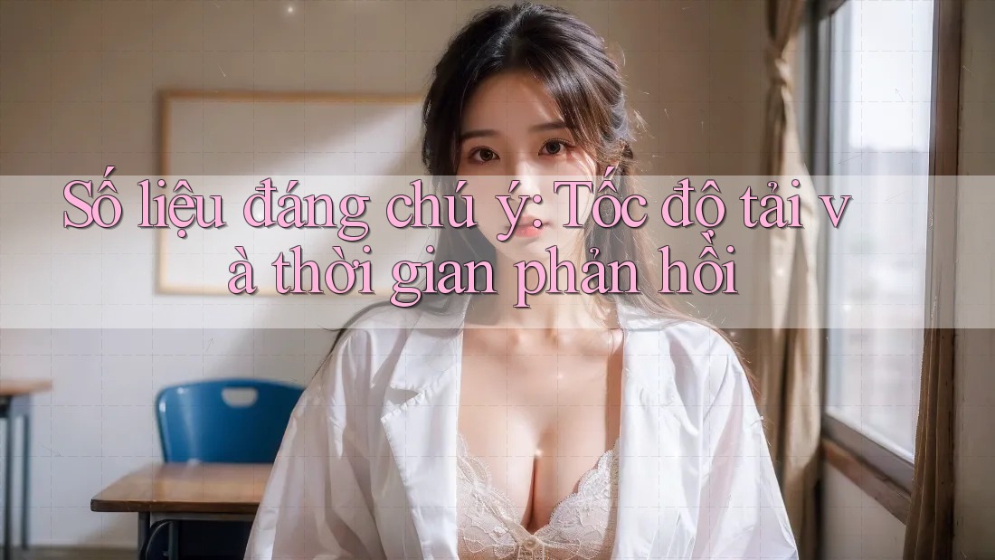 Số liệu đáng chú ý: Tốc độ tải và thời gian phản hồi