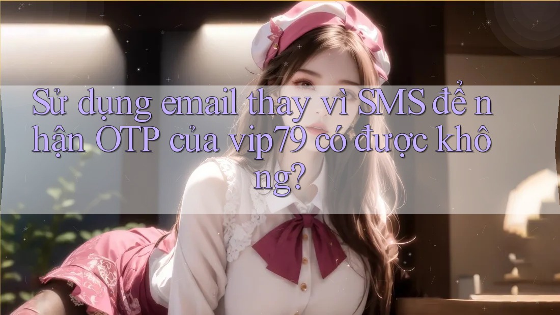 Sử dụng email thay vì SMS để nhận OTP của vip79 có được không? Sử dụng email thay vì SMS để nhận OTP của vip79 có được không?
