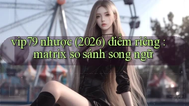 vip79 nhược (2026) điểm riêng matrix so sánh song ngữ